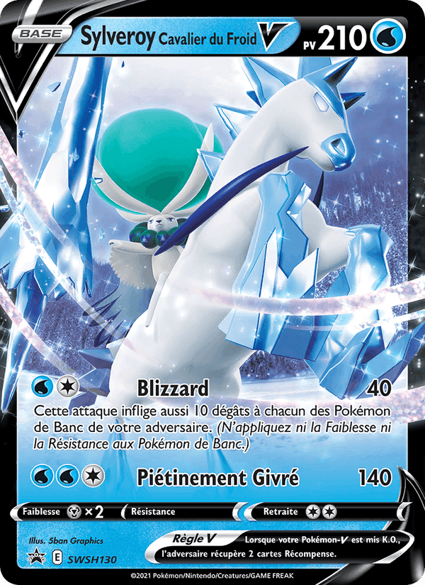 Sylveroy Cavalier du Froid V, carte SWSH130 de Promo SWSH