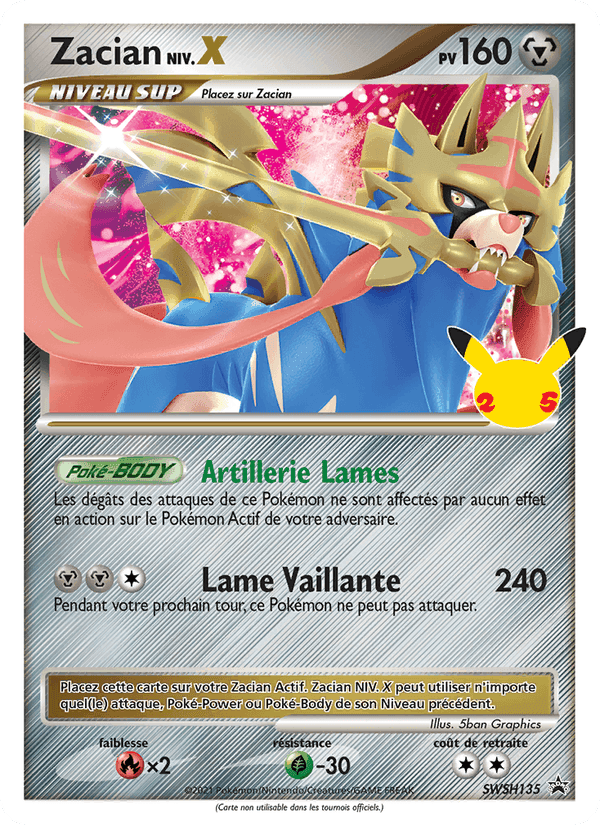 Zacian, card SWSH135 from Promo SWSH
