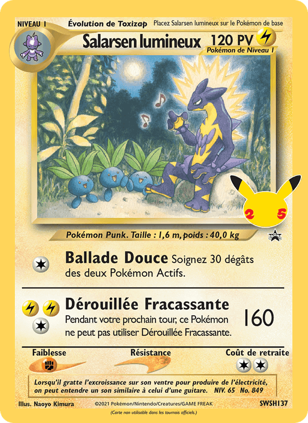 Salarsen lumineux, carte SWSH137 de Promo SWSH