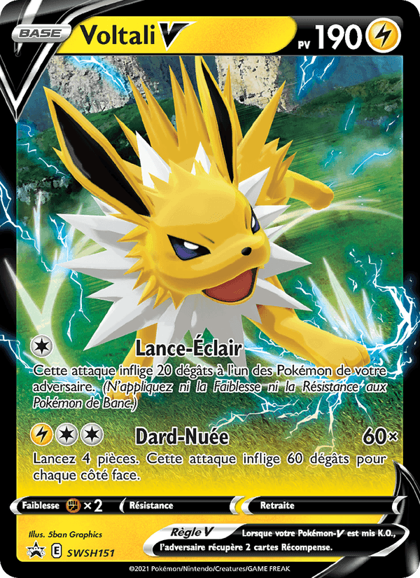 Voltali V, carte SWSH151 de Promo SWSH