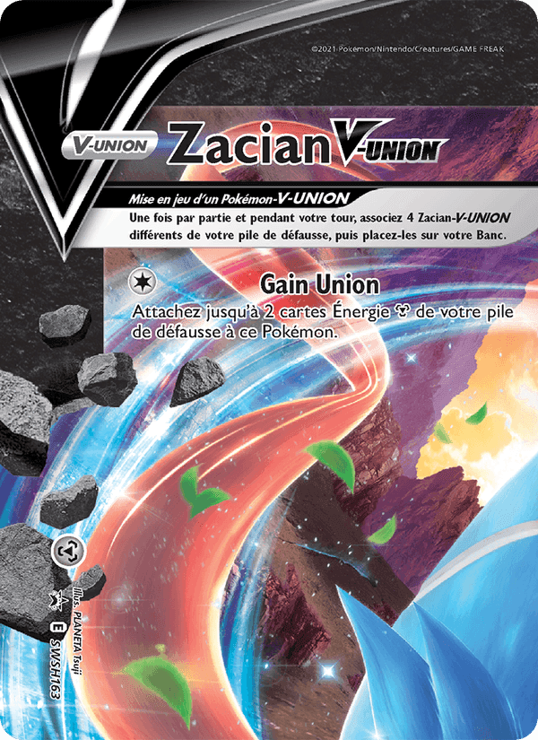 Zacian V-UNION, card SWSH163 from Promo SWSH