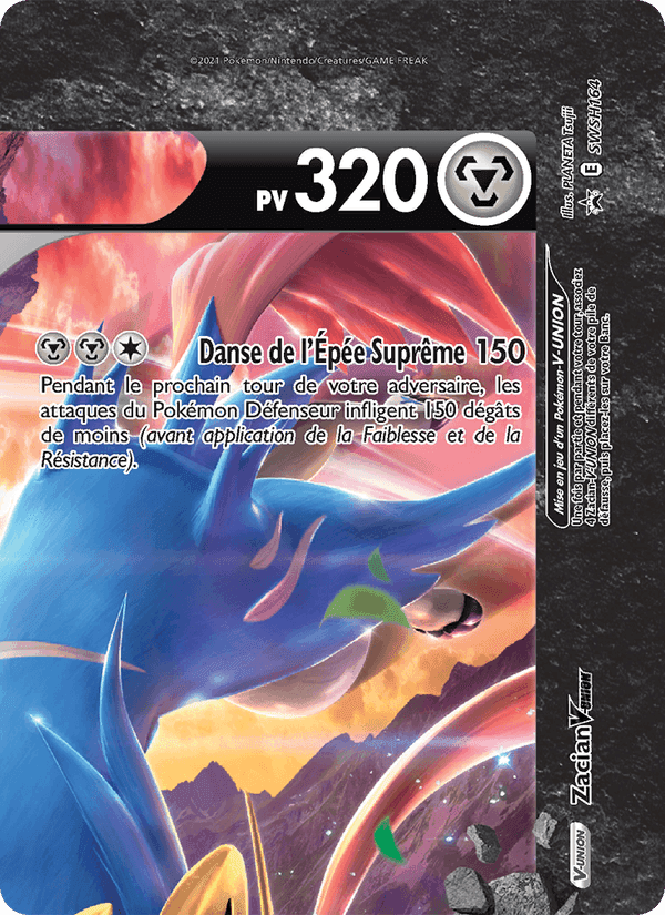 Zacian V-UNION, carte SWSH164 de Promo SWSH