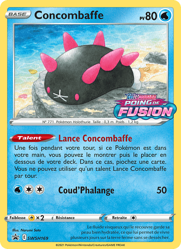 Concombaffe, carte SWSH169 de Promo SWSH