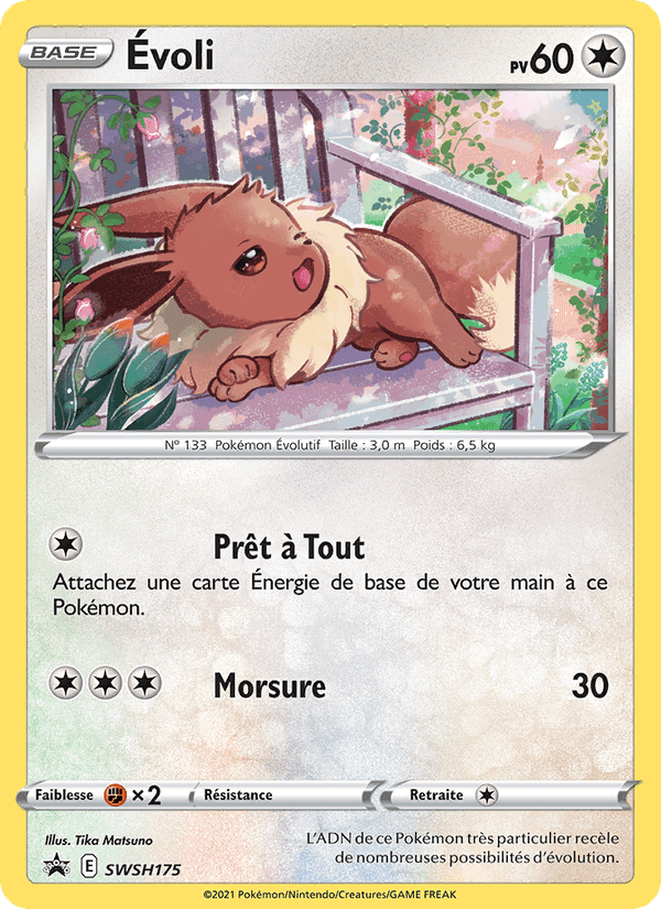 Évoli, card SWSH175 from Promo SWSH