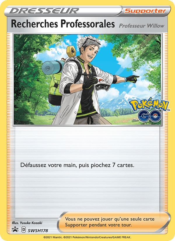 Recherches Professorales, card SWSH178 from Promo SWSH