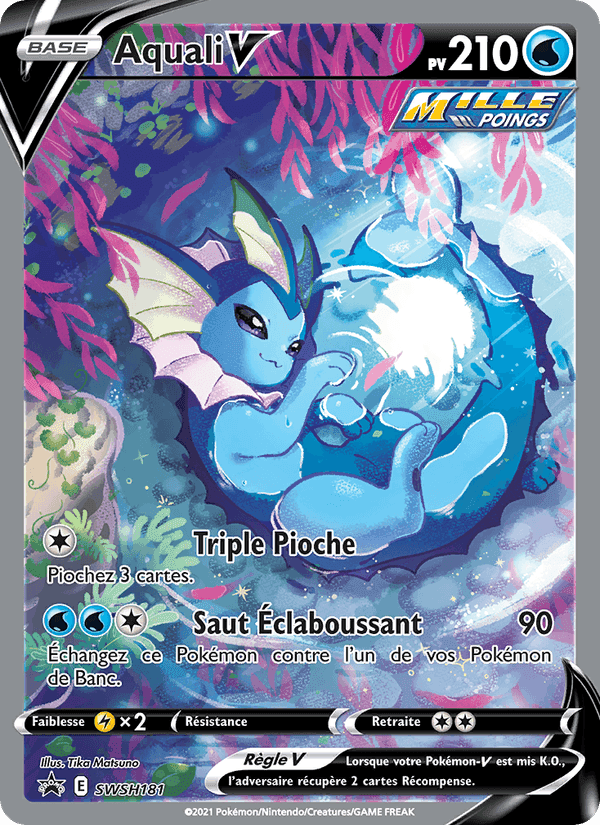 Aquali V, carte SWSH181 de Promo SWSH