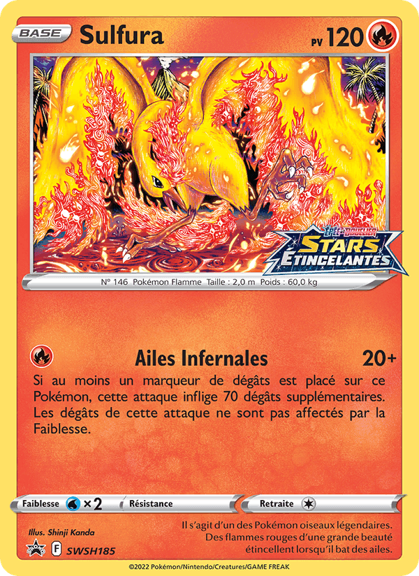 Sulfura, card SWSH185 from Promo SWSH