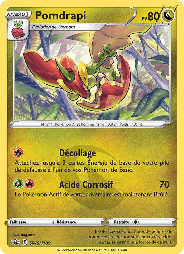 Pomdrapi, carte SWSH189 de Promo SWSH