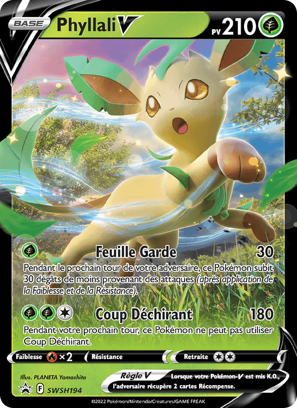 Phyllali V, carte SWSH194 de Promo SWSH