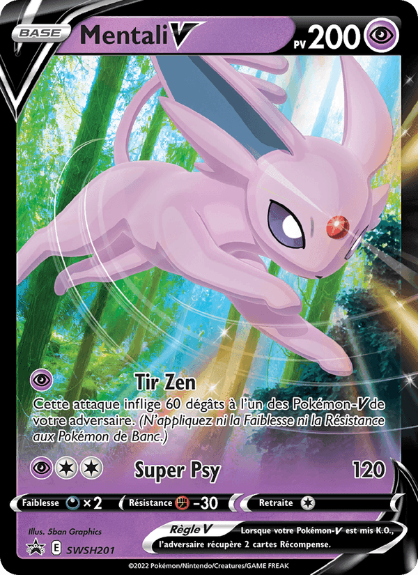 Mentali V, carte SWSH201 de Promo SWSH