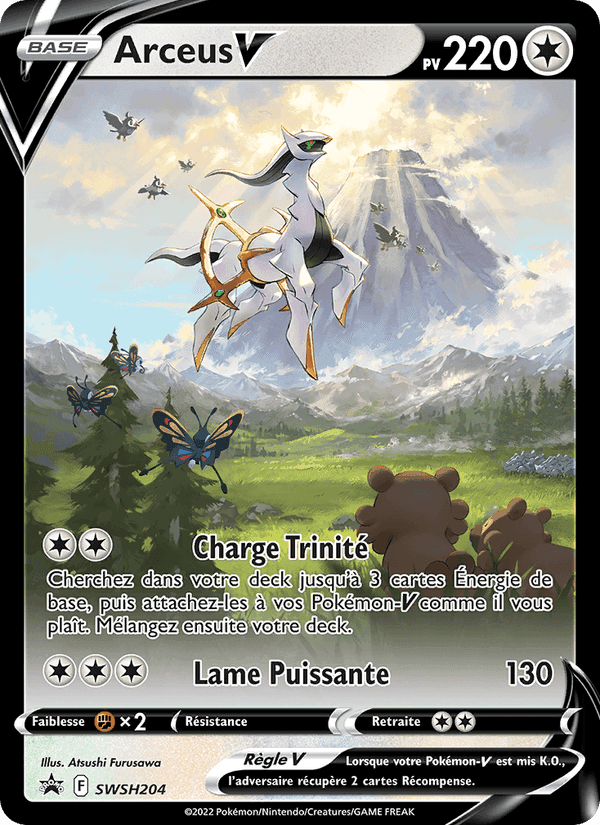 Arceus V, card SWSH204 from Promo SWSH