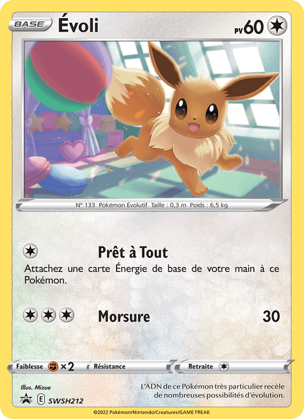 Évoli, carta SWSH212 di Promo SWSH