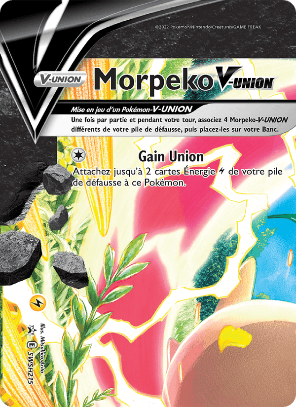 Morpeko V-UNION, carte SWSH215 de Promo SWSH