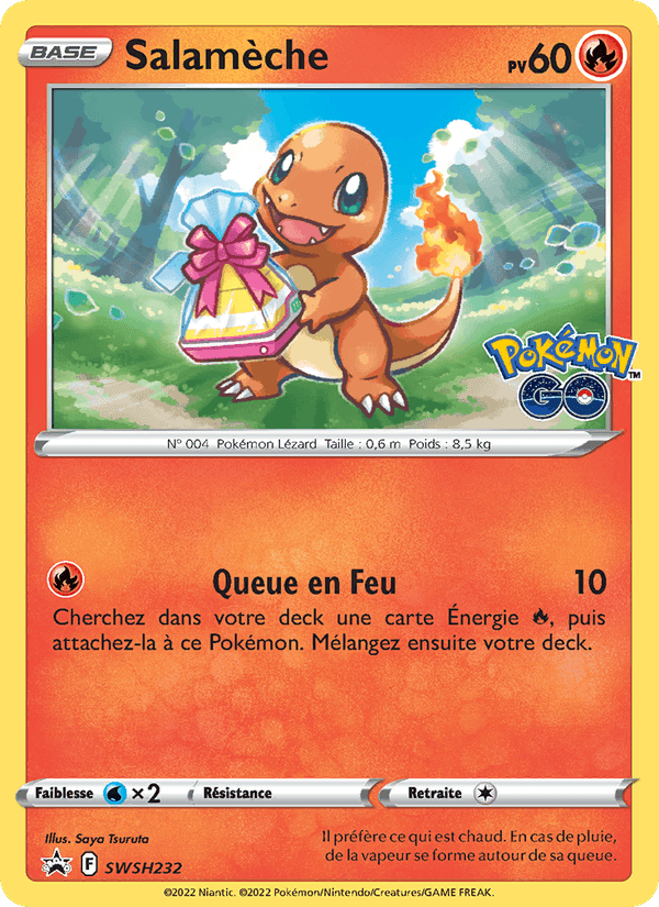Salamèche, carte SWSH232 de Promo SWSH