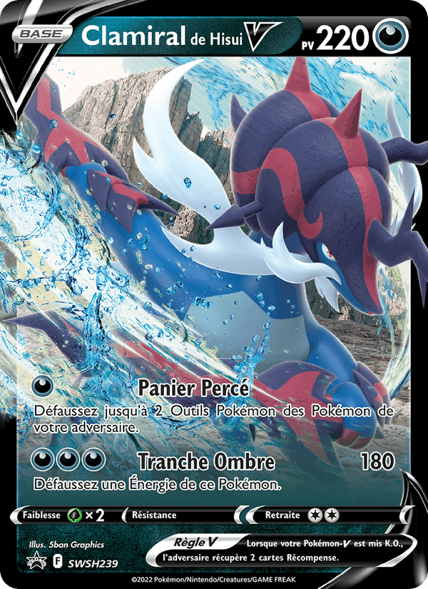 Clamiral de Hisui V, carte SWSH239 de Promo SWSH