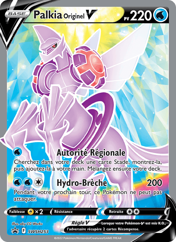 Palkia Originel V, card SWSH253 from Promo SWSH