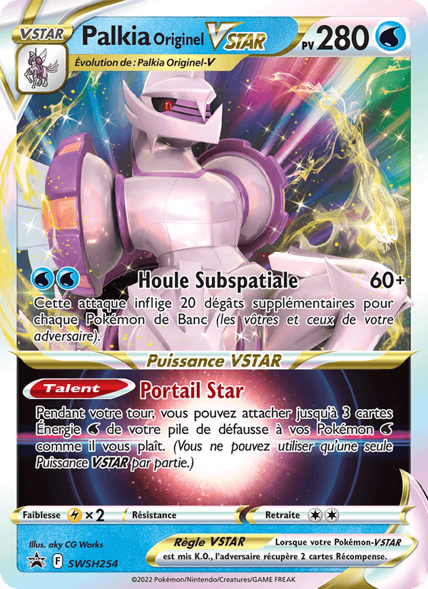 Palkia Originel VSTAR, carta SWSH254 di Promo SWSH