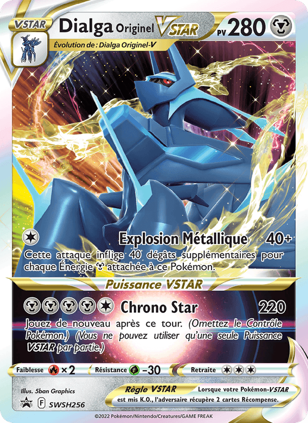 Dialga Originel VSTAR, carte SWSH256 de Promo SWSH