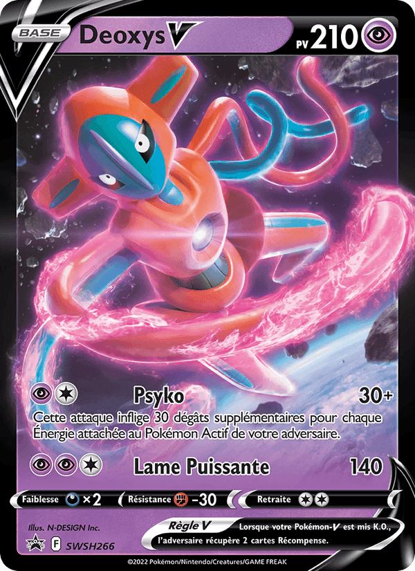 Deoxys V, carta SWSH266 di Promo SWSH