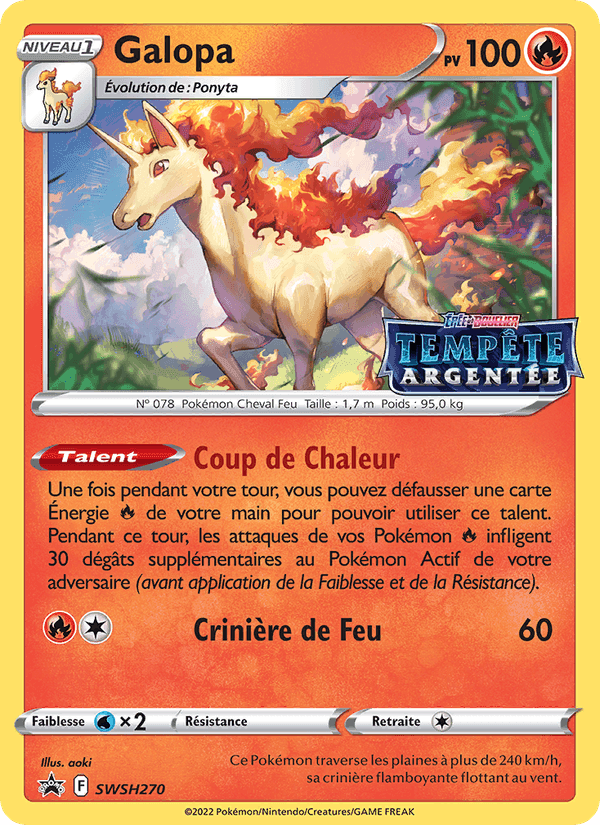 Galopa, carta SWSH270 di Promo SWSH
