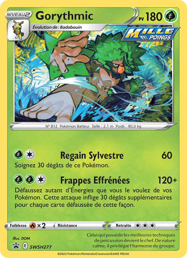 Gorythmic, carte SWSH277 de Promo SWSH