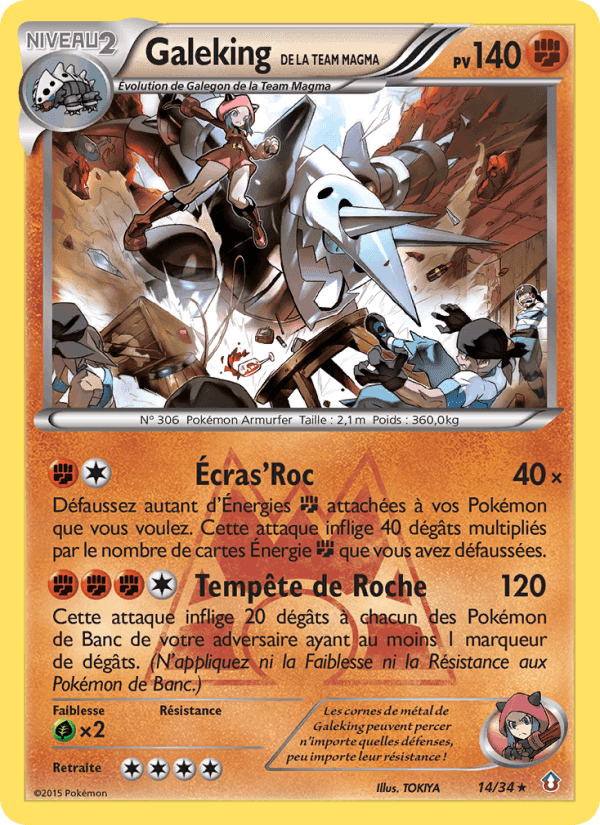 Galeking de la Team Magma, carte 14 de Double Danger
