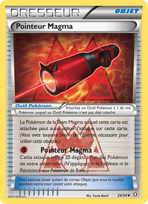 Pointeur Magma, carte 24 de Double Danger