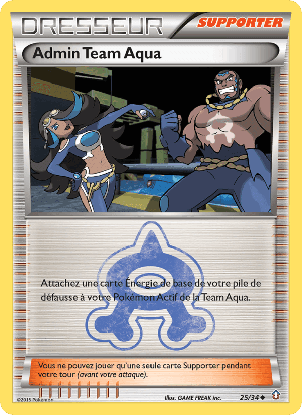 Admin Team Aqua, carte 25 de Double Danger
