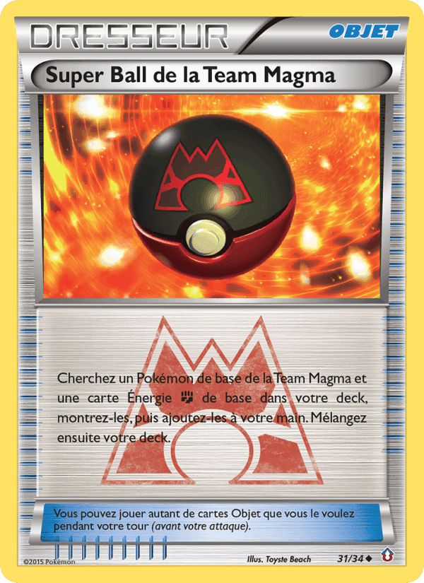 Super Ball de la Team Magma, carte 31 de Double Danger
