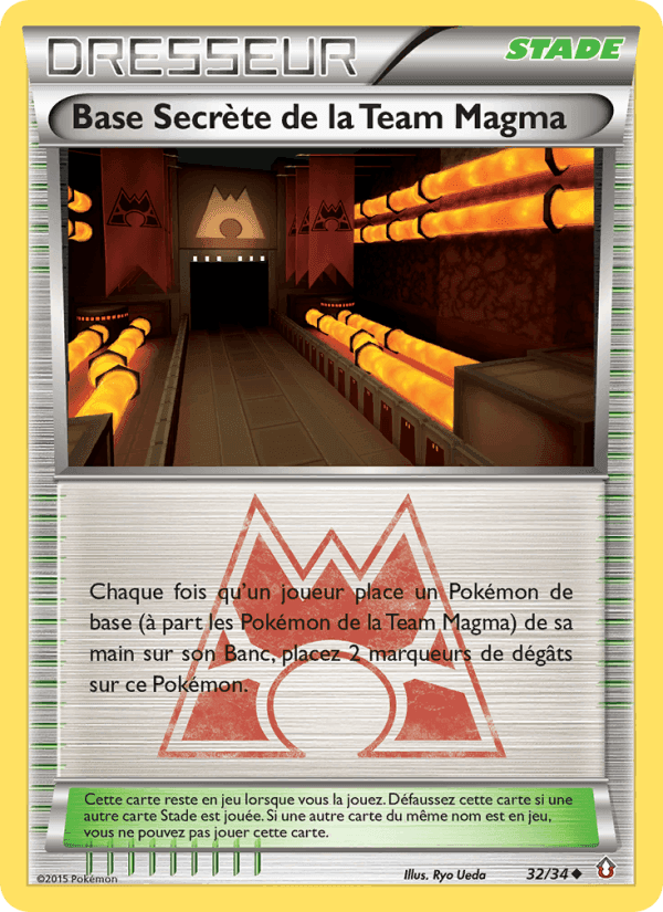 Base Secrète de la Team Magma, carte 32 de Double Danger