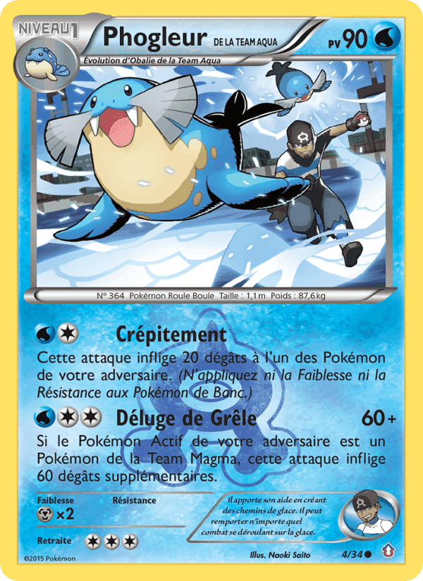 Phogleur de la Team Aqua, carte 4 de Double Danger