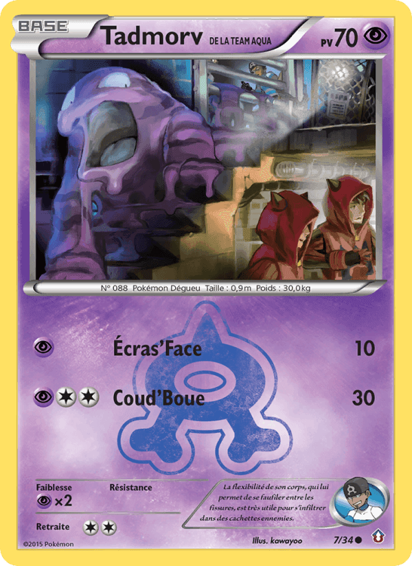 Tadmorv de la Team Aqua, carte 7 de Double Danger