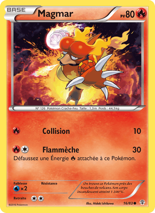 Magmar, carte 16 de Générations