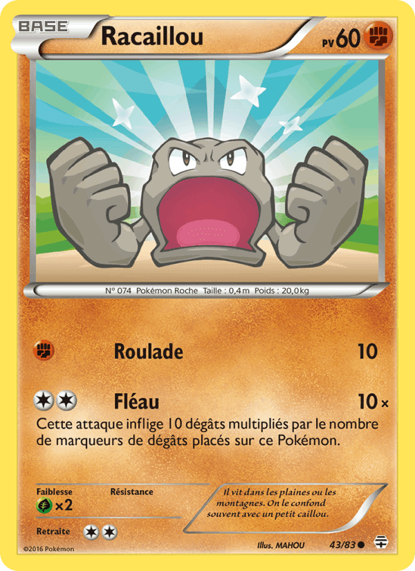 Racaillou, carte 43 de Générations