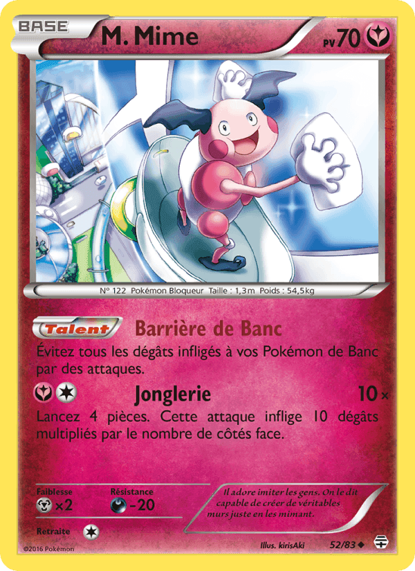 M. Mime, carte 52 de Générations