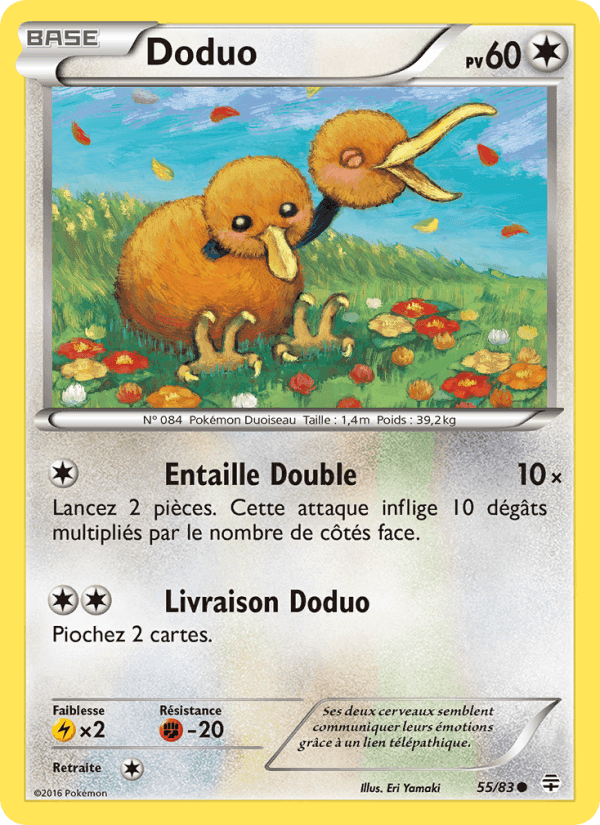 Doduo, carte 55 de Générations