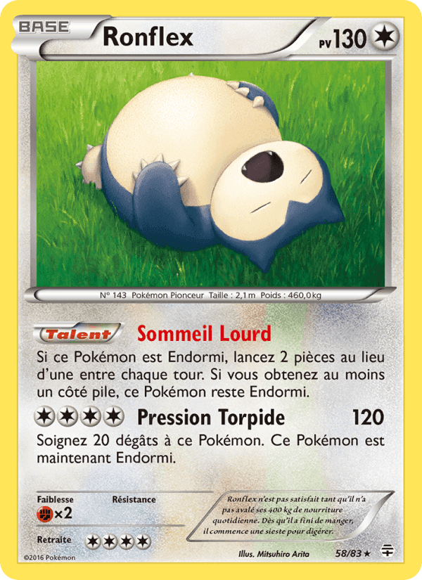Ronflex, carta 58 de Générations