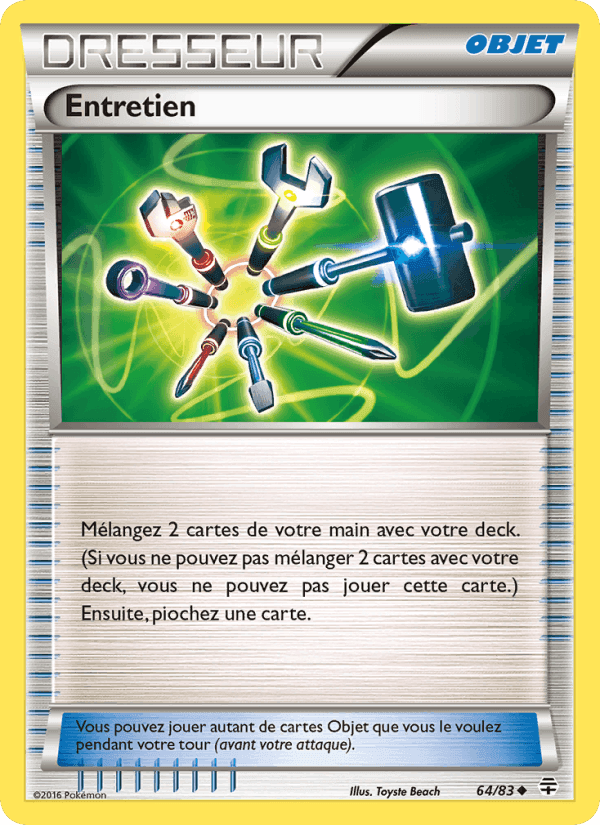 Entretien, carte 64 de Générations