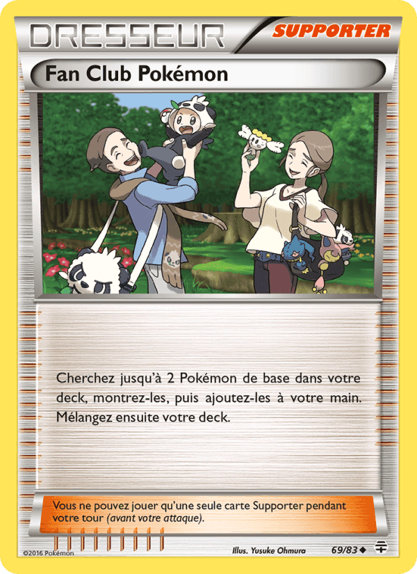 Fan Club Pokémon, card 69 from Générations