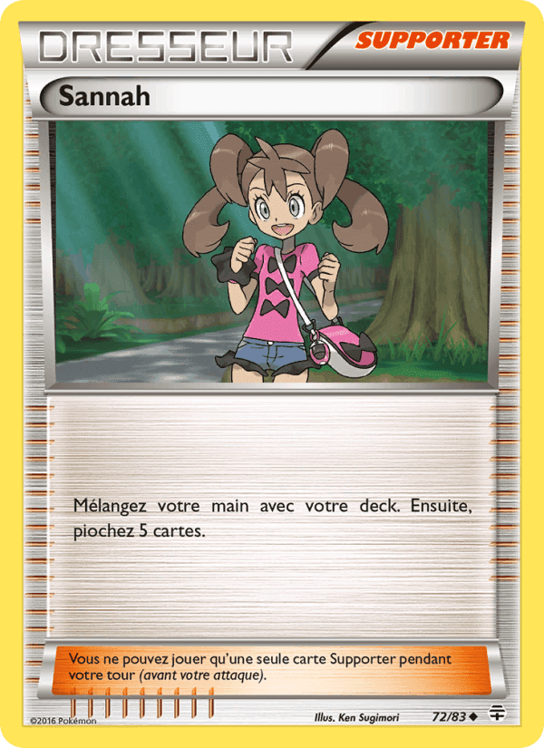 Sannah, carte 72 de Générations