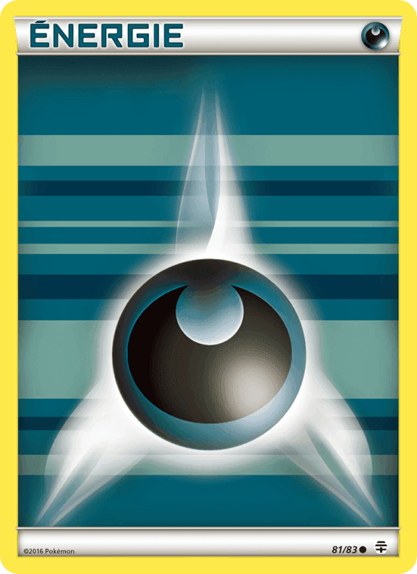 Énergie Darkness de base, carte 81 de Générations