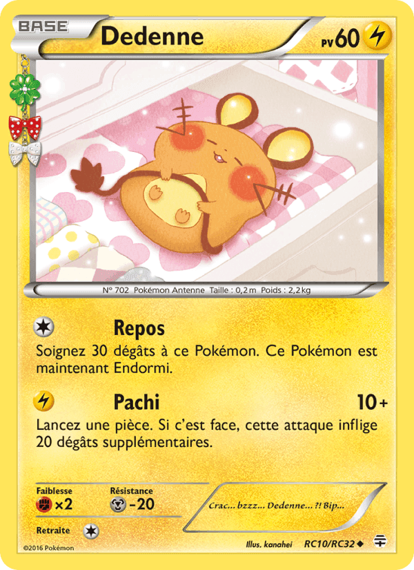 Dedenne, carta RC10 de Générations