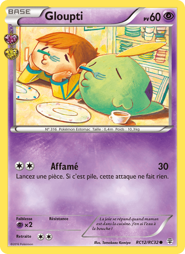 Gloupti, card RC12 from Générations