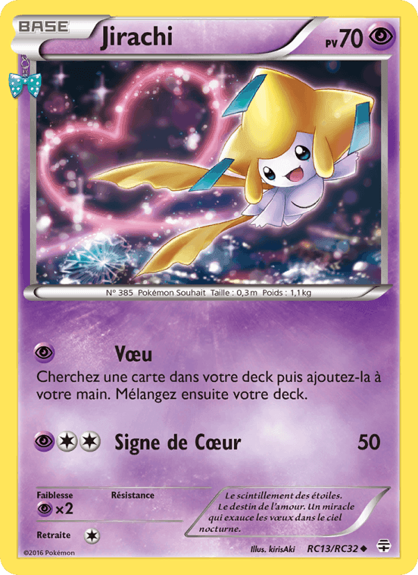 Jirachi, carte RC13 de Générations