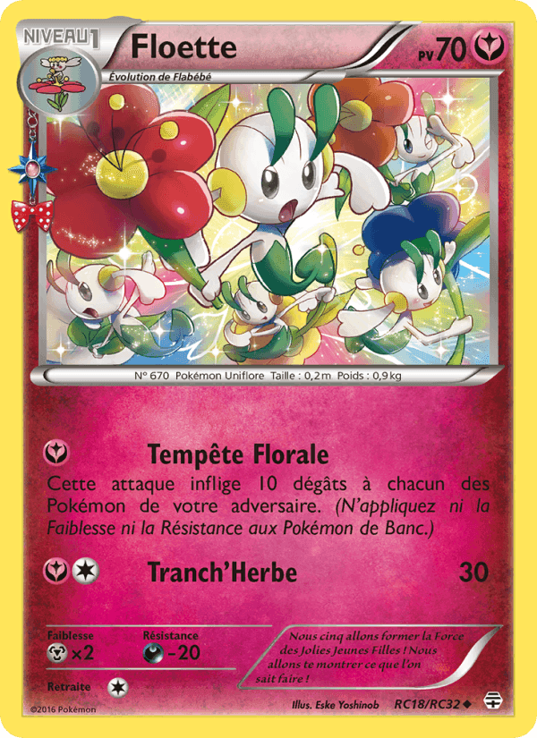 Floette, card RC18 from Générations