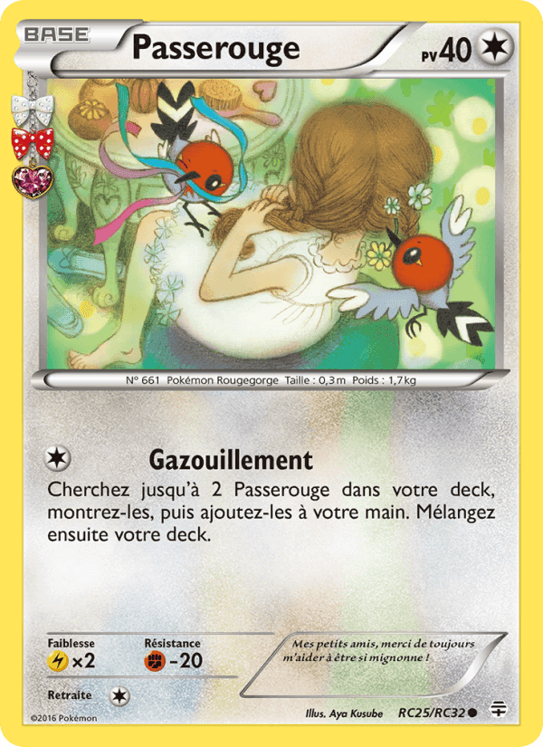 Passerouge, card RC25 from Générations
