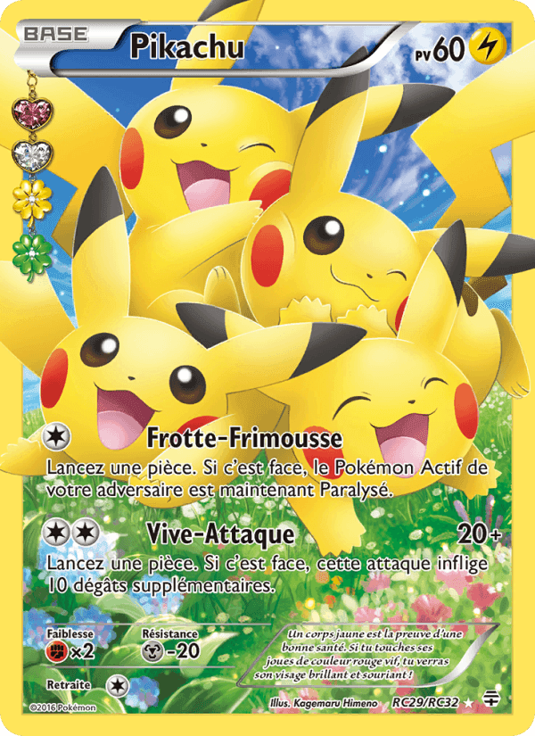 Pikachu, carte RC29 de Générations