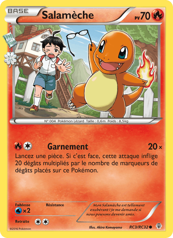 Salamèche, carta RC3 di Générations