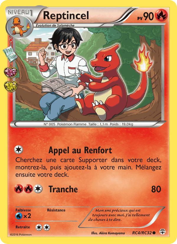 Reptincel, carte RC4 de Générations