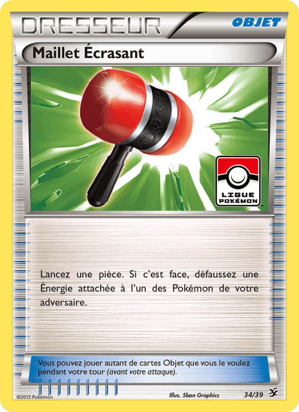 Maillet Écrasant, carte 34 de Bienvenue à Kalos